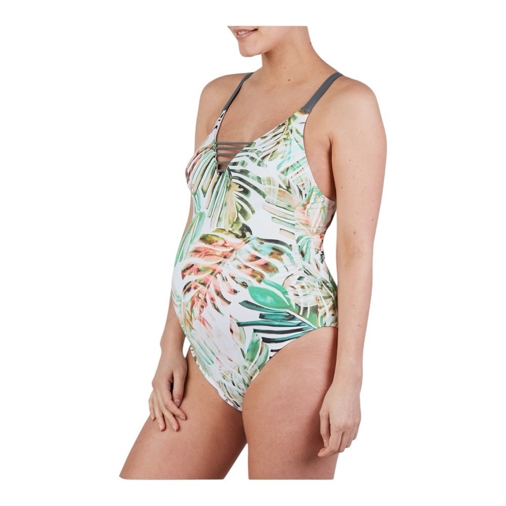 Cache Coeur Honolulu One-Piece Maternity Swimsuit NWOT